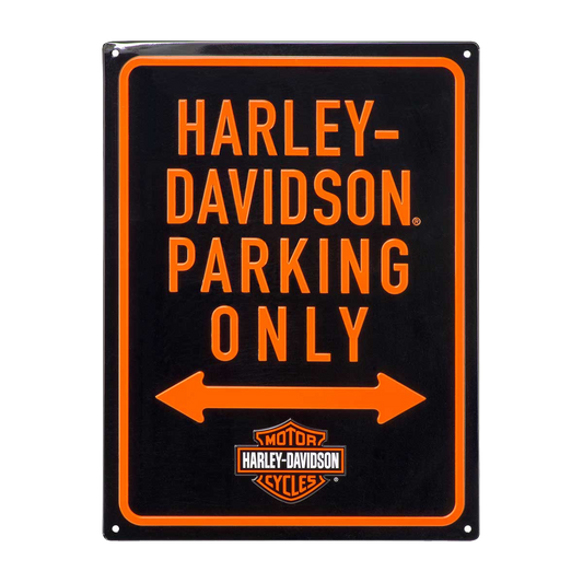 H-D Parking Only Tin Sign