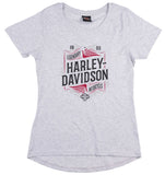 BELFAST HARLEY-DAVIDSON LADIES BORDERING DEALER TEE