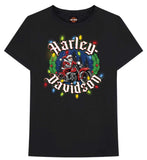 BELFAST HARLEY-DAVIDSON WREATH CHRISTMAS DEALER TEE