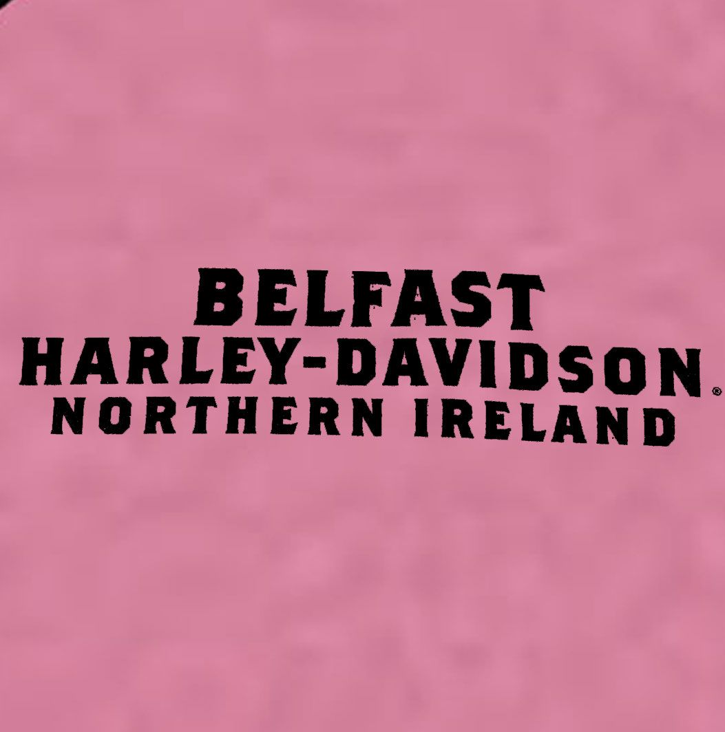 KIDS/YOUTH PINK BAR & SHIELD LONG SLEEVE DEALER TEE