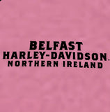 KIDS/YOUTH PINK BAR & SHIELD LONG SLEEVE DEALER TEE