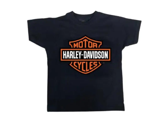 HARLEY-DAVIDSON YOUTH BLACK BAR AND SHIELD KIDS DEALER TEE