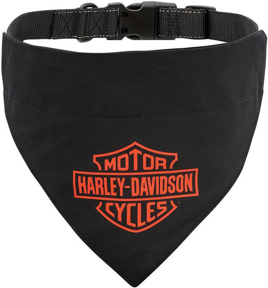 Pet Bandana small H-D Black B&S