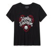 Women's Bling H-D Roses Short Sleeve V Neck Tee
