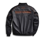 HARLEY-DAVIDSON MENS BLACK  IDYLL WINDPROOF SOFT SHELL JACKET
