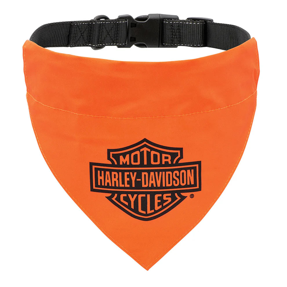 Pet Bandana small H-D Orange B&S