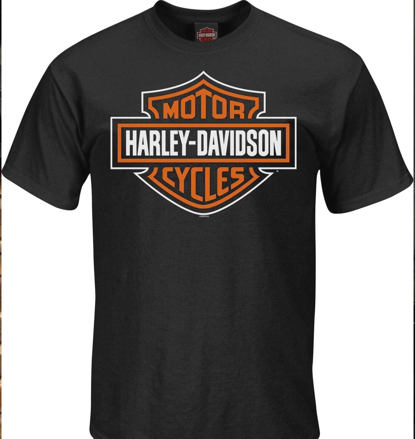 BELFAST HARLEY-DAVIDSON B&S ON BLACK  DEALER TEE