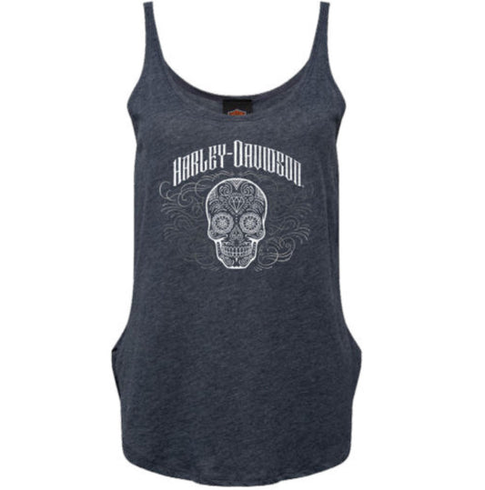 Womens Harley-Davidson calavera tee shirt