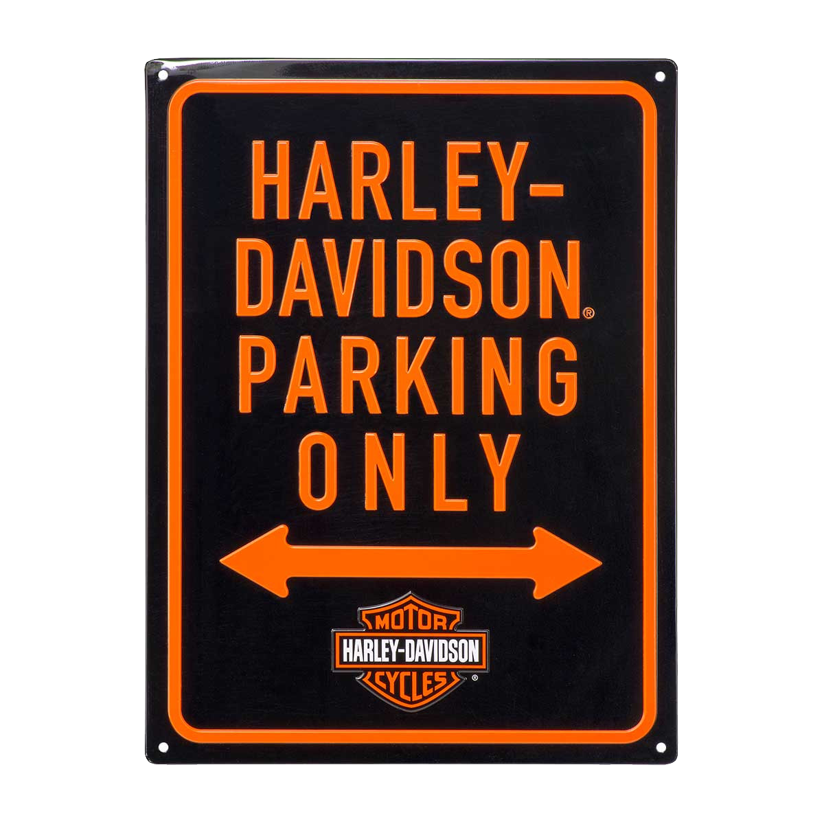 H-D Parking Only Tin Sign