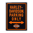H-D Parking Only Tin Sign