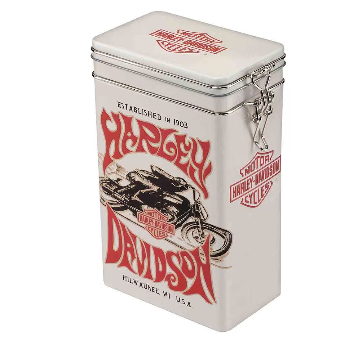 H-D 1970s Racer Storage Tin