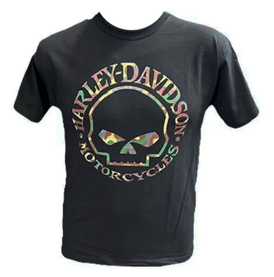 Harley Davidson W/G Camo Men's T Shirt